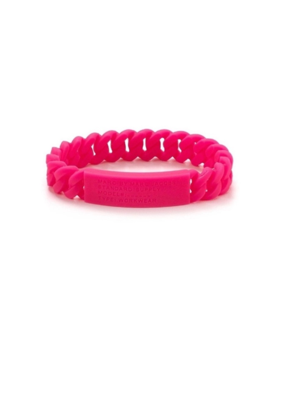 Marc by Marc Jacobs Standard Supply Silicone Chain Bracelet NWT